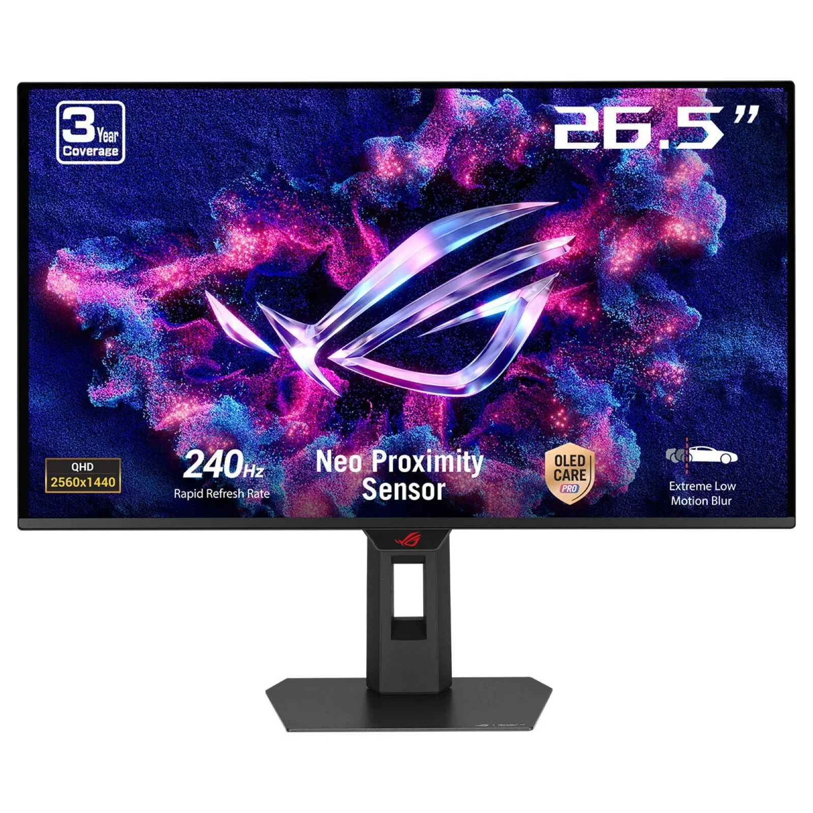 ASUS ROG Strix OLED XG27AQDMES Computerbildschirm 67,3 cm (26.5") 2560 x 1440 Pixel Quad HD QD-OLED Schwarz – Bild 1