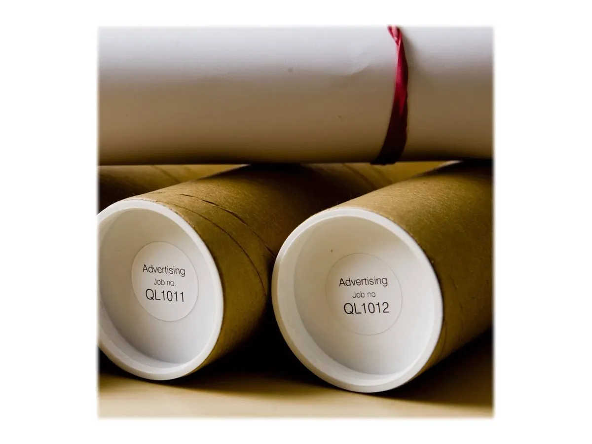 Einzeletiketten Brother weiß DK-11218 rund (1000St/Rolle)