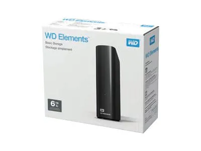 WD 8.9 cm USB3.2 Elements Desktop extern Schwarz