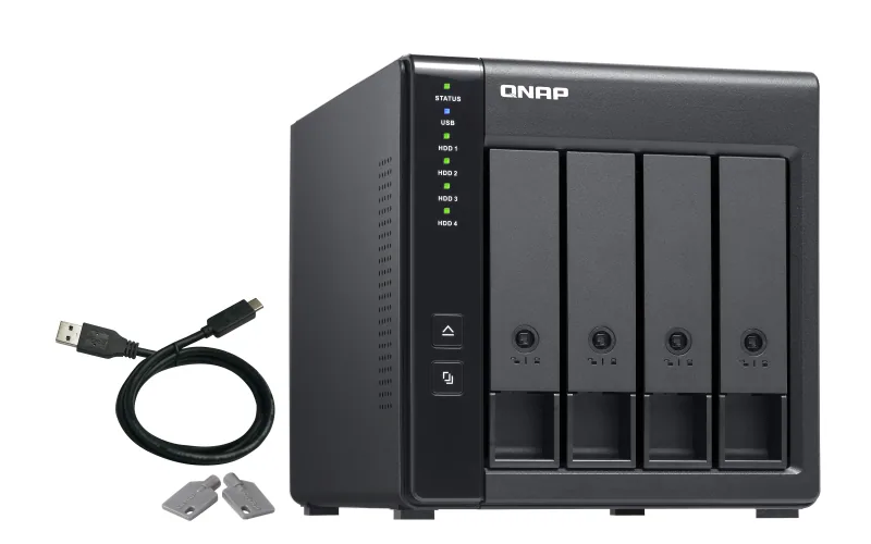 QNAP TR-004 Speicherlaufwerksgehäuse HDD / SSD-Gehäuse Schwarz 2.5/3.5" – Bild 5