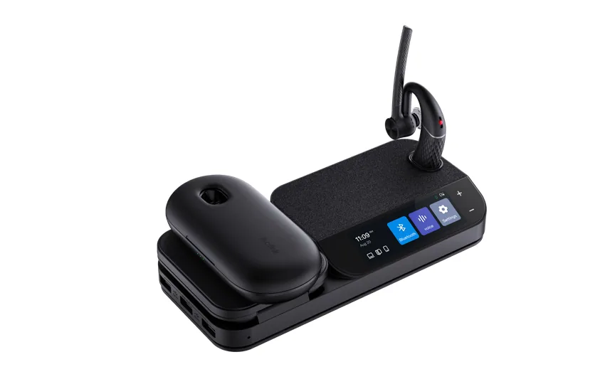 Yealink BH71-WORKSTATION-PRO Kopfhörer & Headset Kabellos im Ohr Büro/Callcenter Bluetooth Ladestation Schwarz – Bild 1