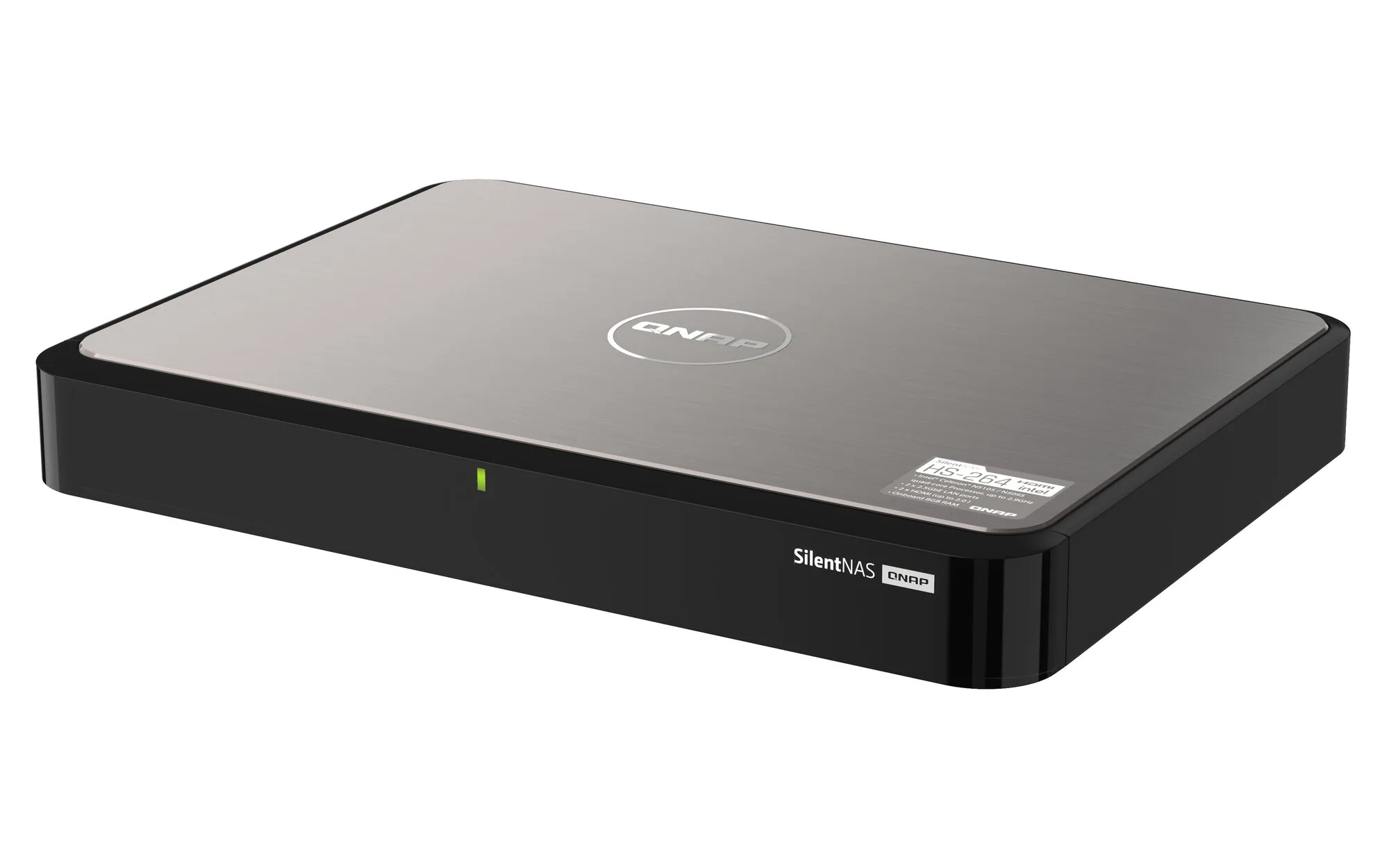 QNAP HS-264 NAS Desktop Intel® Celeron® N5105 8 GB 0 TB QNAP Turbo System Schwarz – Bild 5
