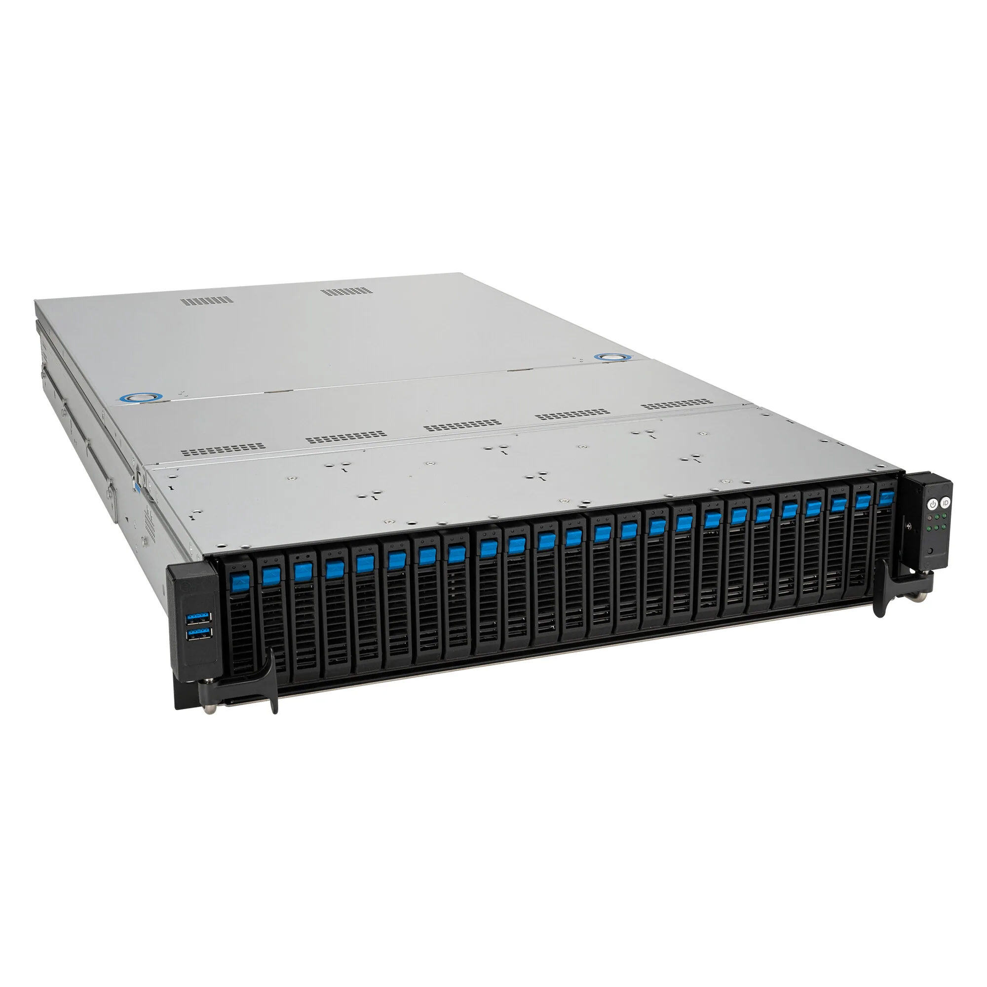 ASUS RS521A-E12-RS24U Socket SP5 Rack (2U) Schwarz, Silber – Bild 2