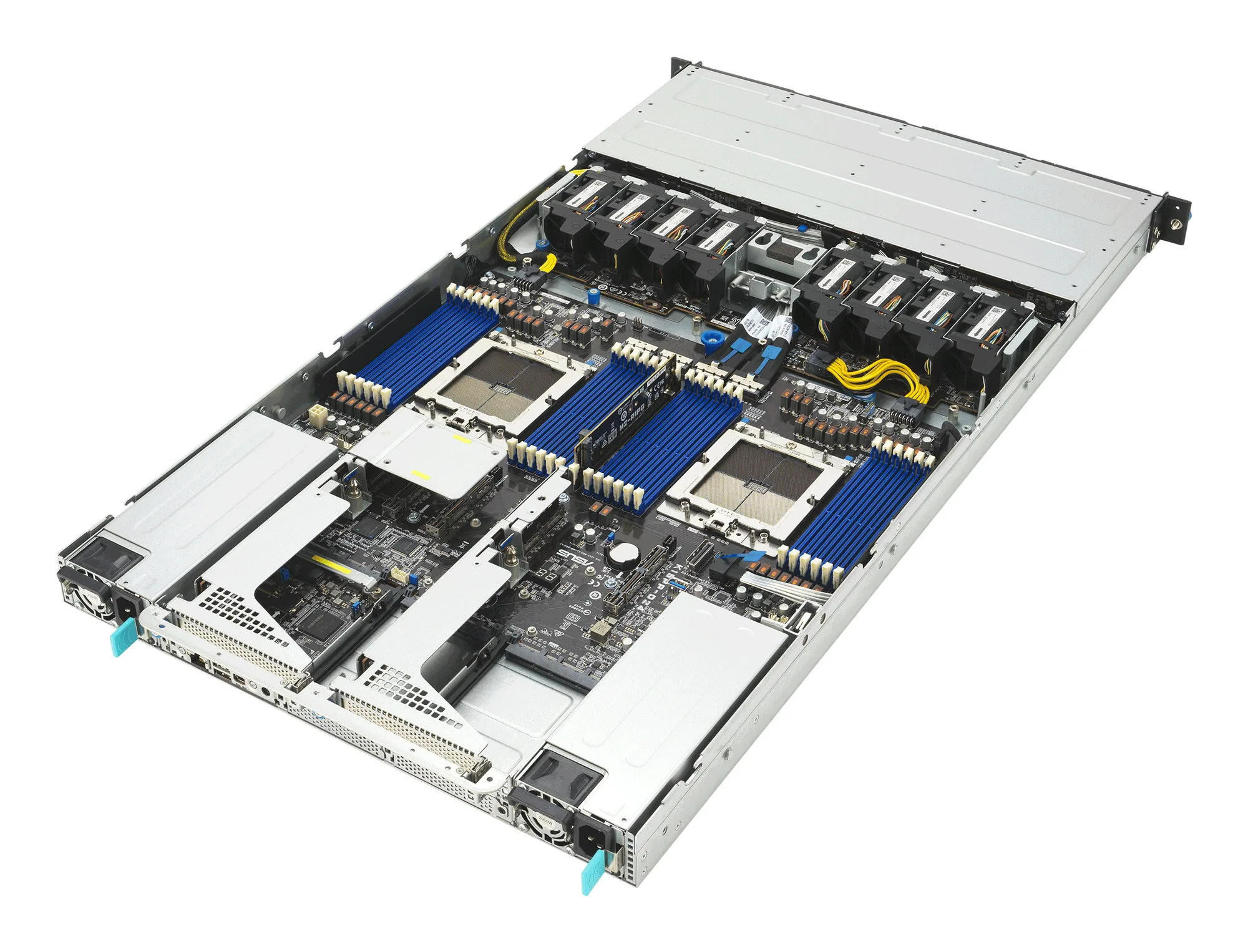 ASUS RS700A-E13-RS4U LGA 6096P Rack (1U) Schwarz, Silber – Bild 5