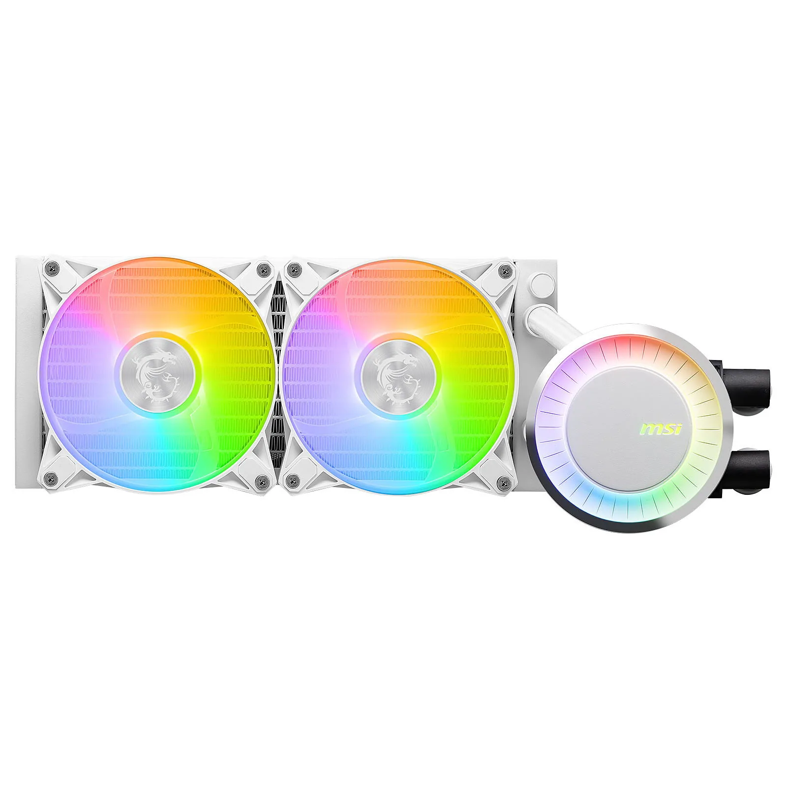 MSI MAG Coreliquid E240 WHITE Hauptplatine, Prozessor All-in-One-Flüssigkeitskühler 12 cm Weiß – Bild 1