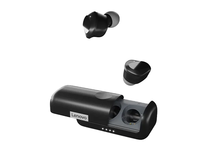 Lenovo ZA800000WW Kopfhörer & Headset True Wireless Stereo (TWS) im Ohr Anrufe/Musik USB Typ-C Bluetooth Schwarz – Bild 2