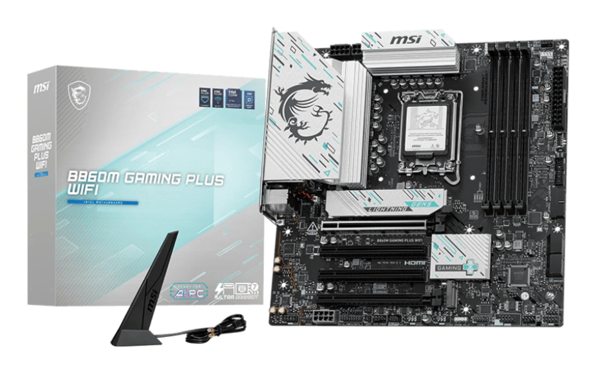MSI B860M GAMING PLUS WIFI Motherboard Intel B860 LGA 1851 (Socket V1) micro ATX – Bild 1