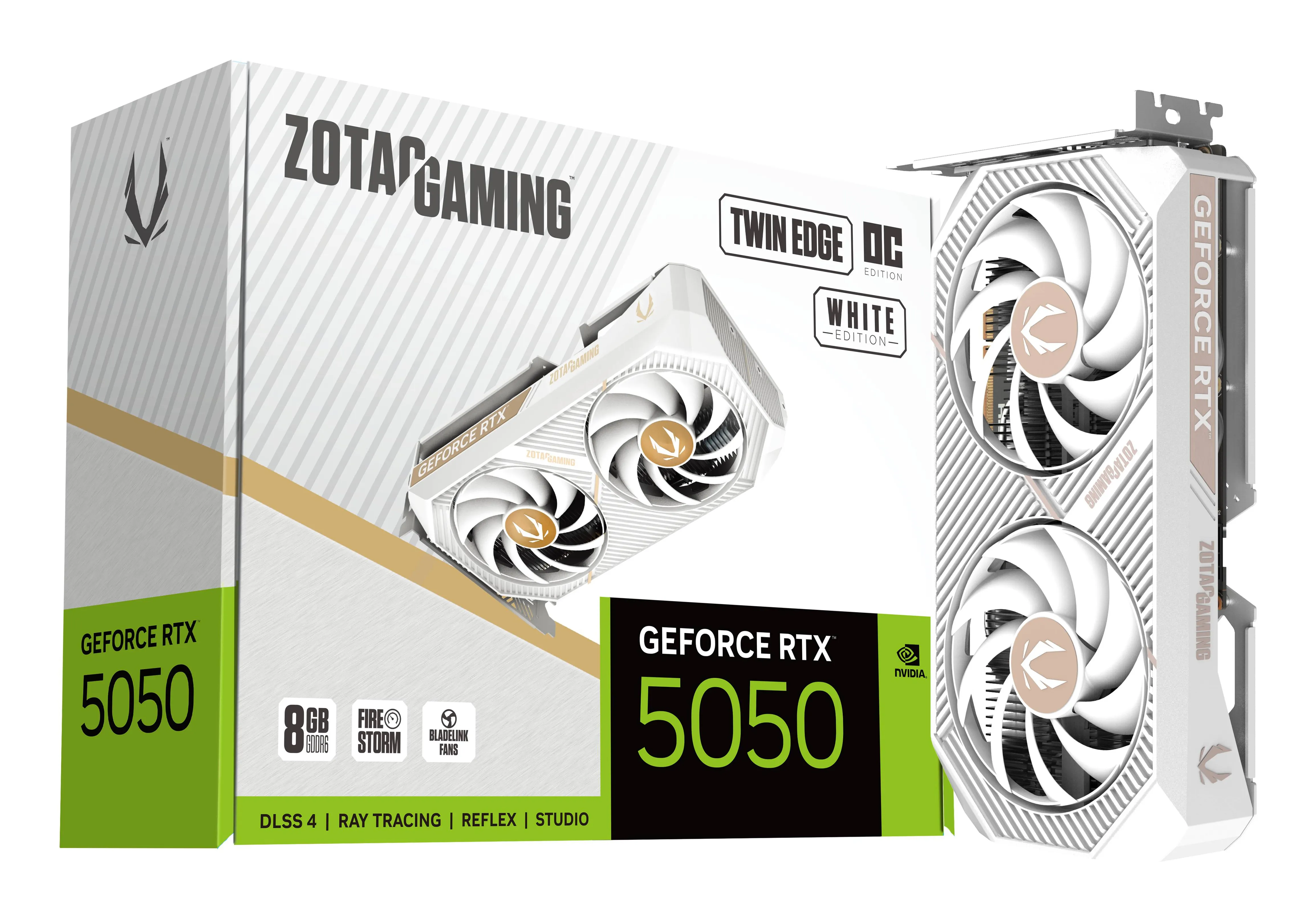 Zotac RTX 5050 Twin Edge OC White 8 GB GDDR6 HDMI 3xDP