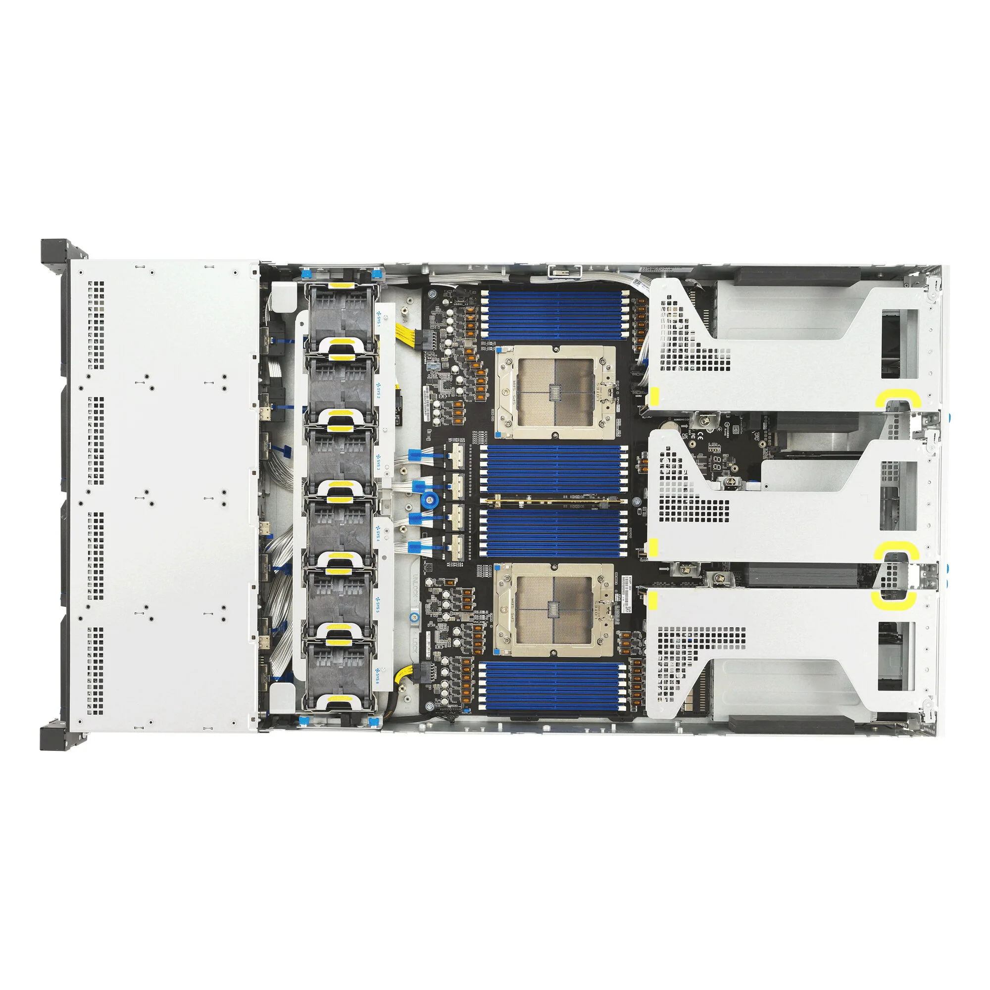 ASUS RS720A-E13-RS12U Socket SP5 Rack (2U) Schwarz, Silber – Bild 6