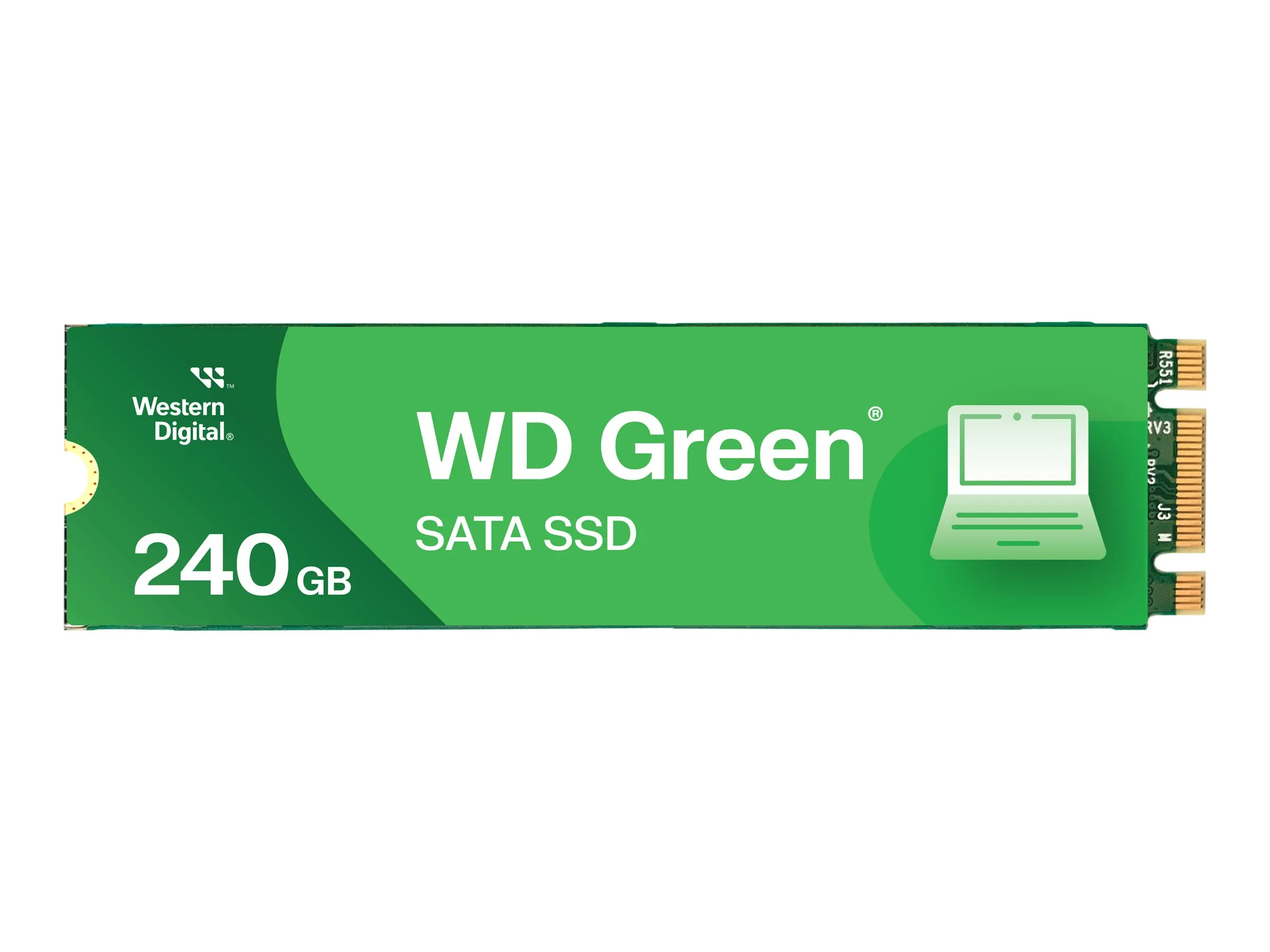 WD SSD M.2 2280 SATA3 intern Grün