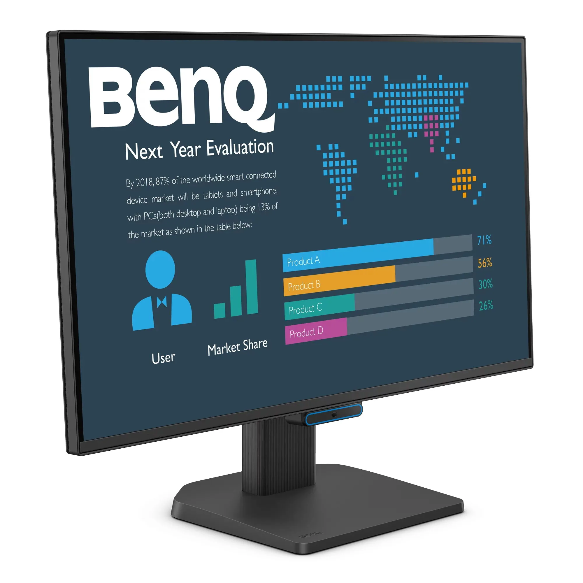 BenQ BL2490C Computerbildschirm 60,5 cm (23.8") 1920 x 1080 Pixel Full HD LCD Schwarz – Bild 1