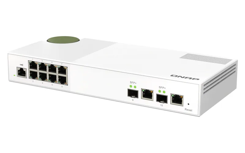 QNAP QSW-M2108-2C Netzwerk-Switch Managed L2 2.5G Ethernet (100/1000/2500) Grau, Weiß – Bild 6