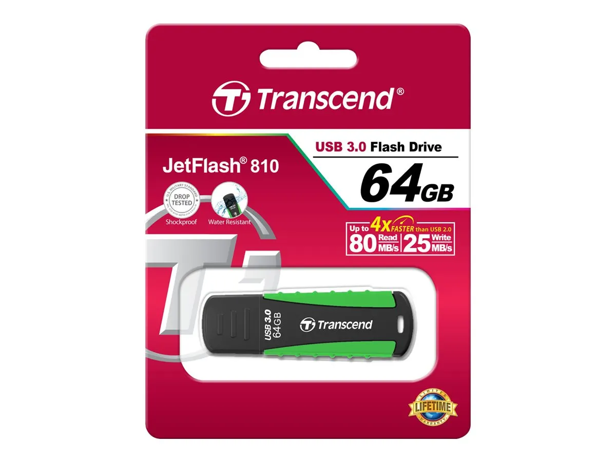Transcend USB-Stick 64 GB JetFlash 810 USB3.1 80/25 MB/s
