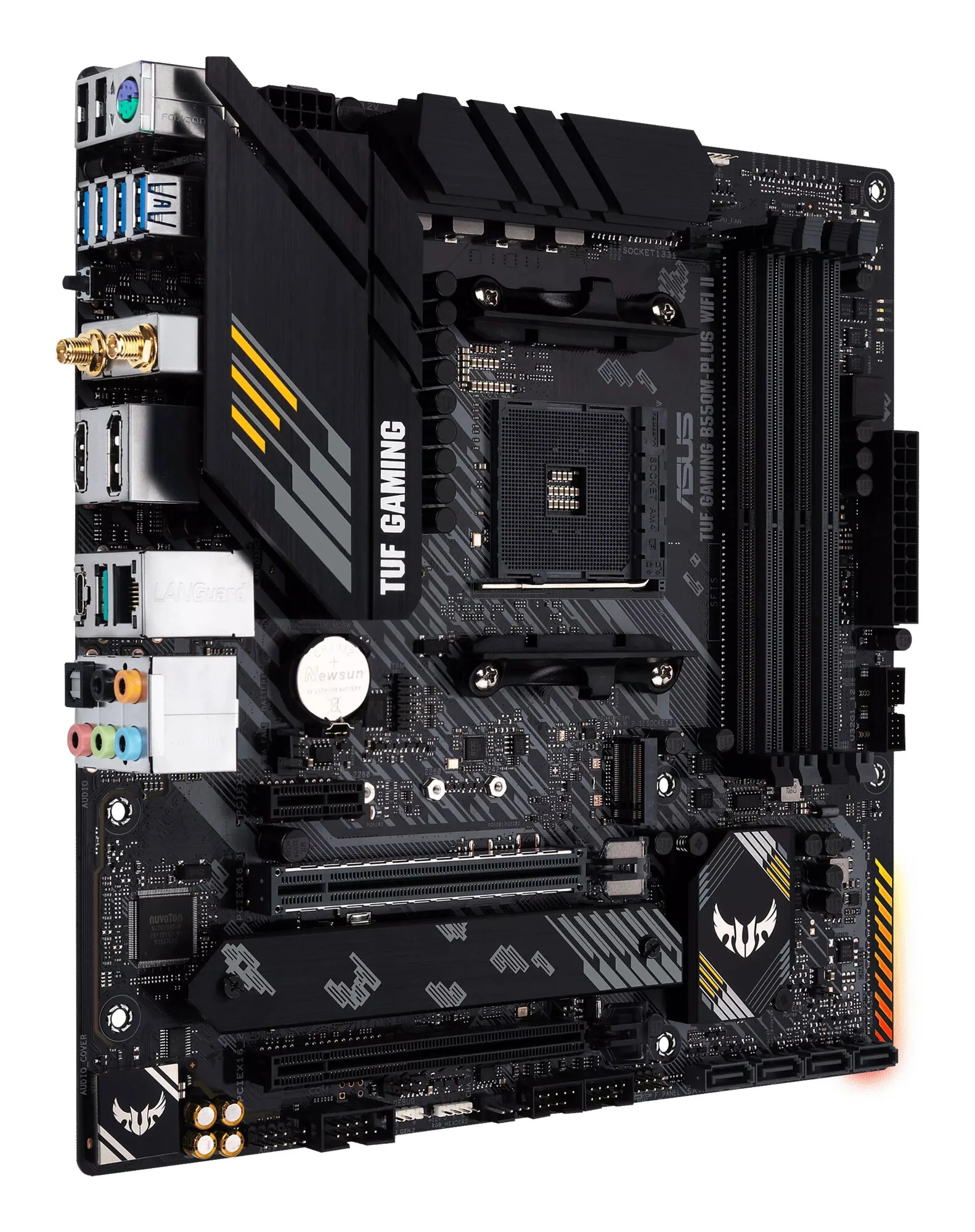 ASUS TUF GAMING B550M-PLUS WIFI II AMD B550 Sockel AM4 micro ATX – Bild 3