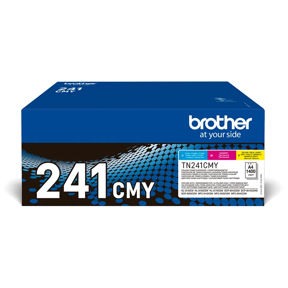 Brother TN-241CMY Tonerkartusche 3 Stück(e) Original Cyan, Magenta, Gelb – Bild 3