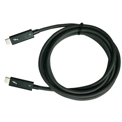 QNAP CAB-TBT305M-40G-LINTES 2 m 40 Gbit/s Schwarz – Bild 1