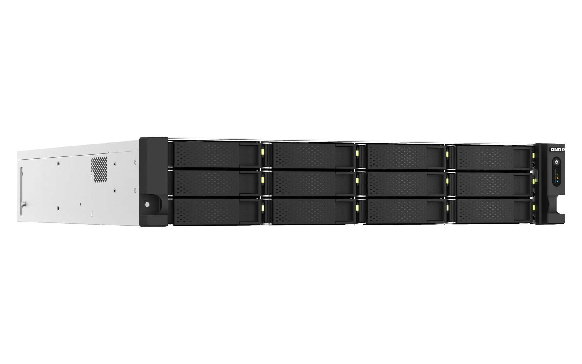 QNAP TS-H1887XU-RP NAS Rack (2U) Intel Xeon E E-2336 32 GB DDR4 0 TB QuTS hero Schwarz, Weiß – Bild 2