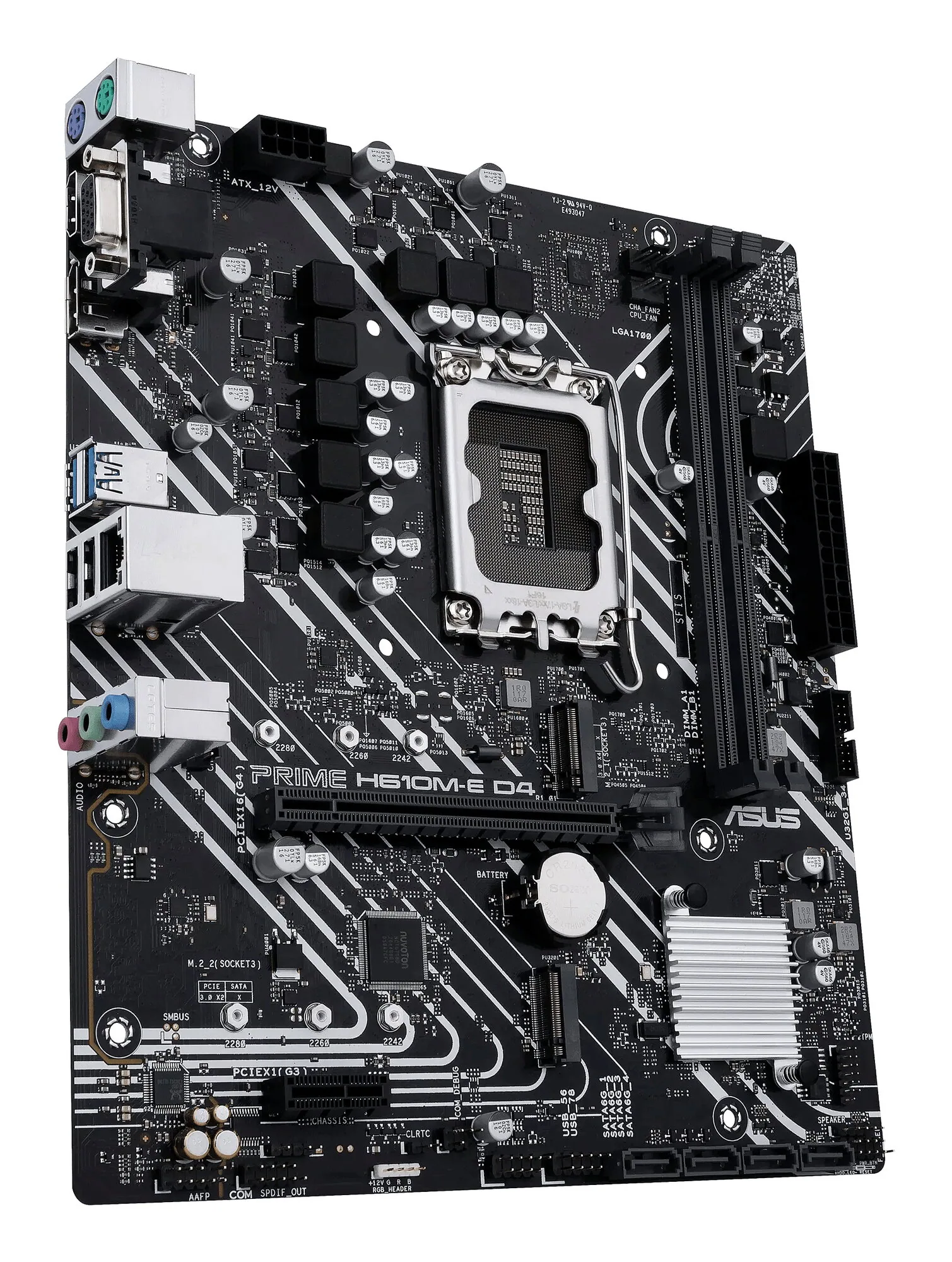 ASUS PRIME H610M-E D4-CSM Intel H610 LGA 1700 micro ATX – Bild 1