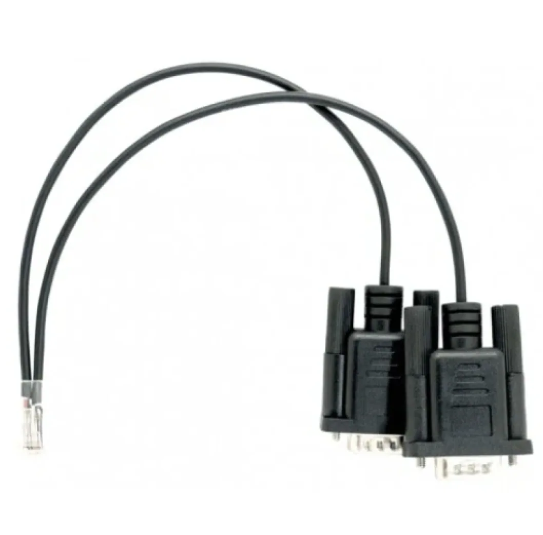 QNAP CAB-CONSOLE-RSRJ11-0M2 Serien-Kabel Schwarz 0,2 m RJ-11 2 x RS-232 – Bild 1