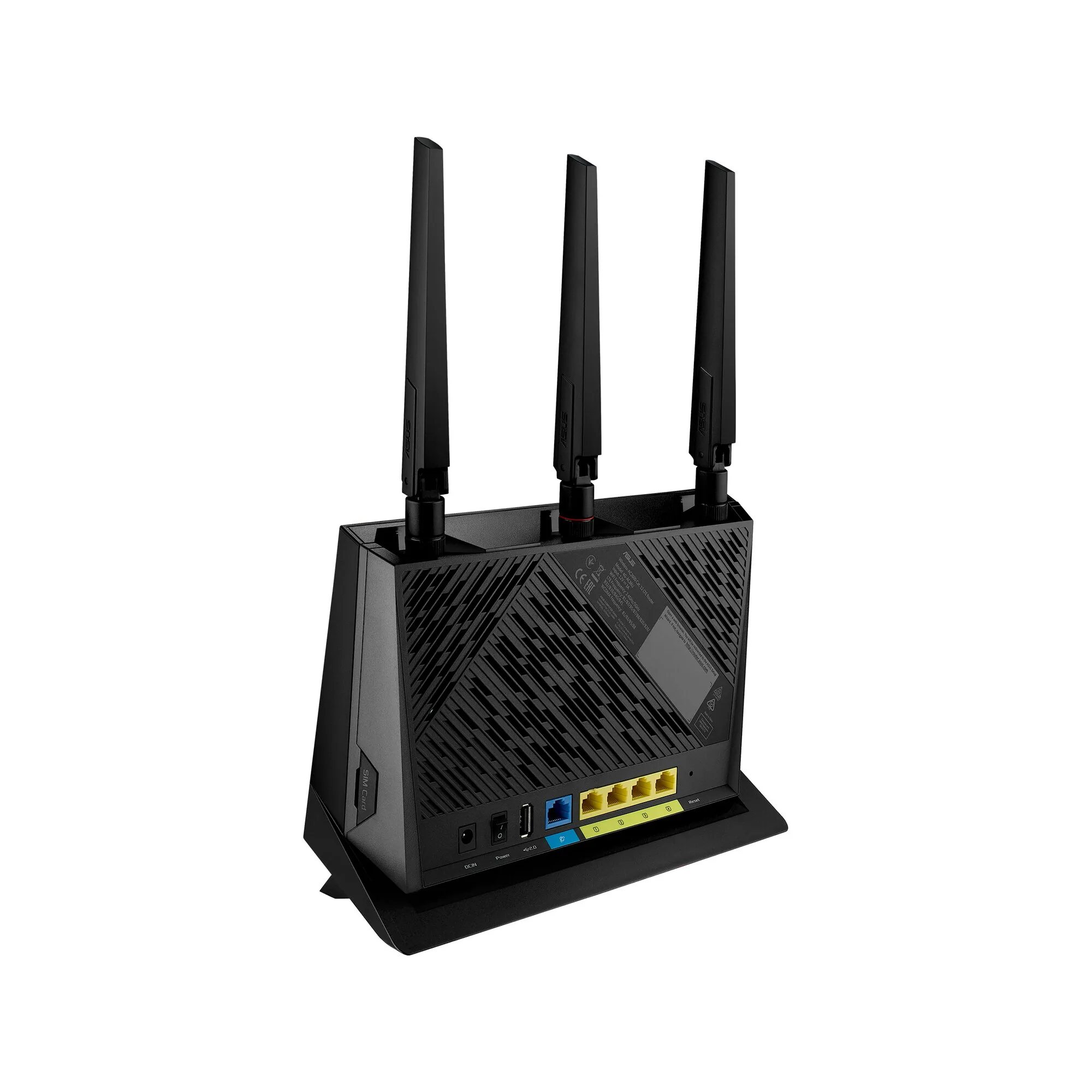 ASUS 4G-AC86U WLAN-Router Gigabit Ethernet Dual-Band (2,4 GHz/5 GHz) Schwarz – Bild 5