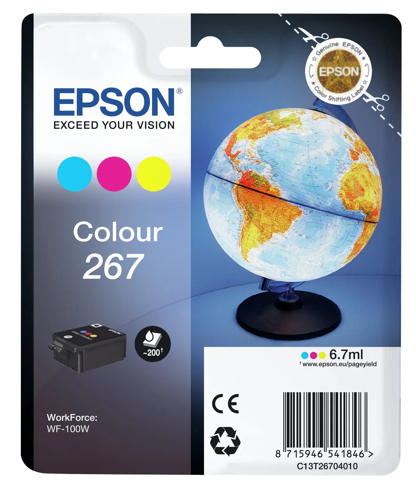 Epson Globe 267 Globus Single Colour Tinte – Bild 1