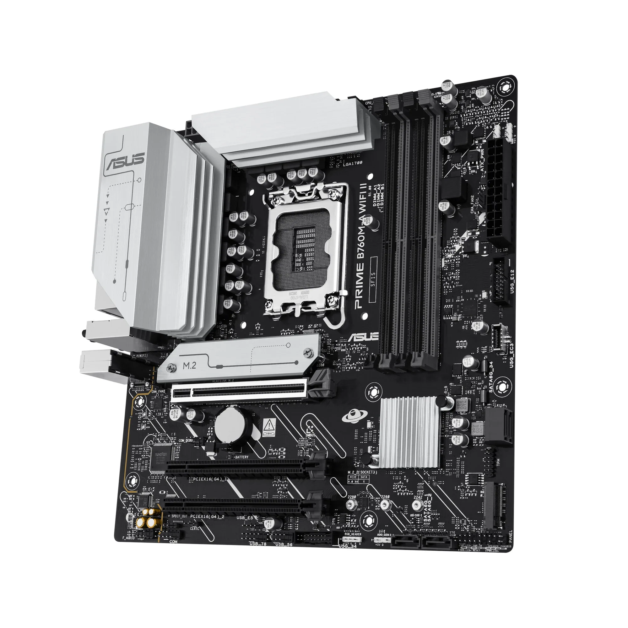 ASUS PRIME B760M-A WIFI II Intel B760 LGA 1700 micro ATX – Bild 3