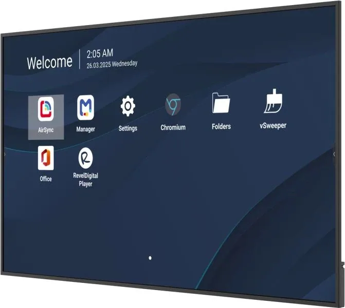 Viewsonic CDE8614-2C Signage-Display Digital Signage Flachbildschirm 2,18 m (86") LCD WLAN 500 cd/m² 4K Ultra HD Schwarz Eingebauter Prozessor Android 14 24/7 – Bild 3