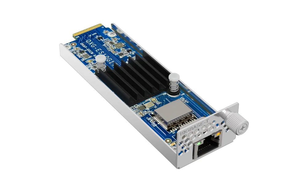 QNAP QXG-ES10G1T E1.S LAN Module Netzwerk-Transceiver-Modul 10000 Mbit/s RJ-45 – Bild 2