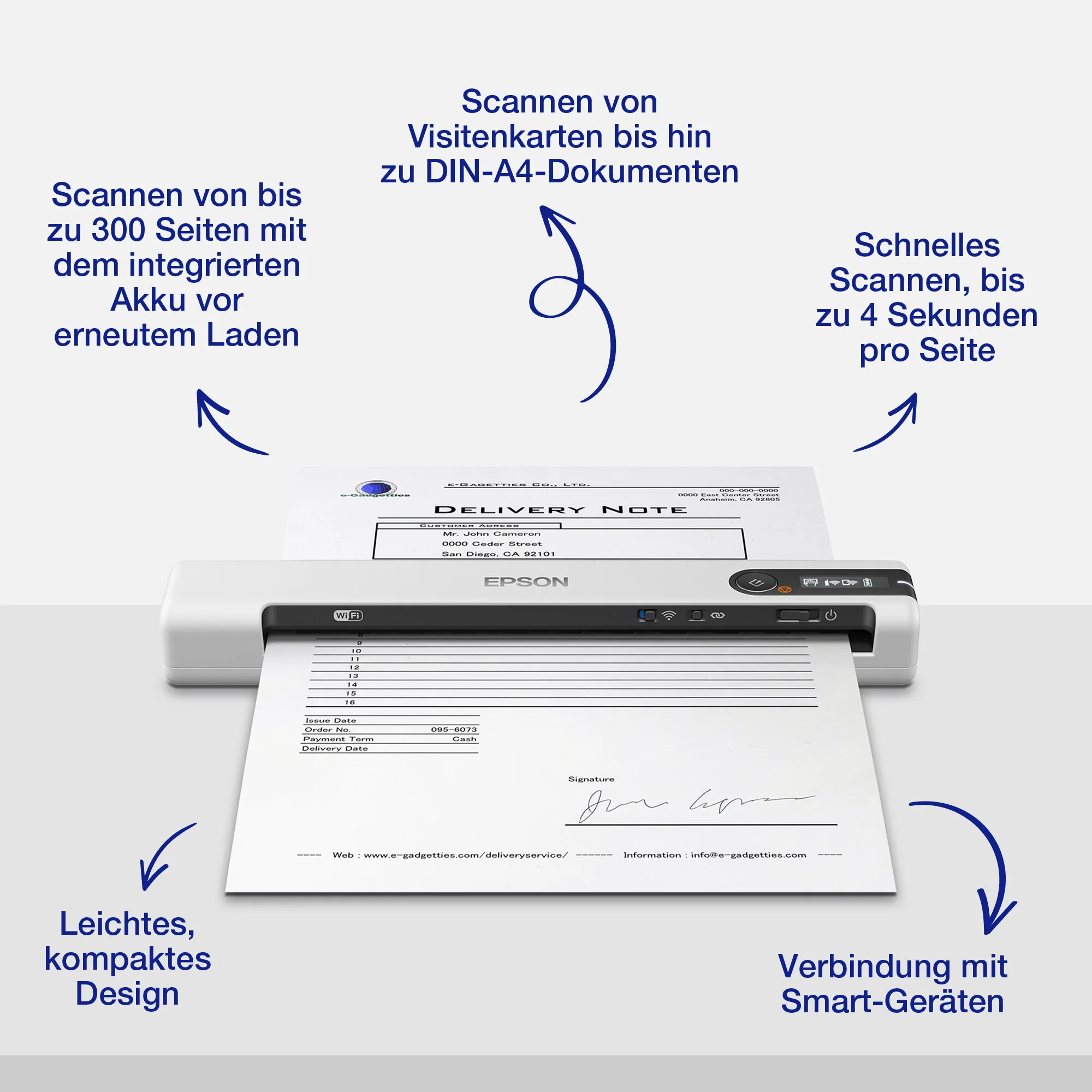 Epson WorkForce DS-80W – Bild 3
