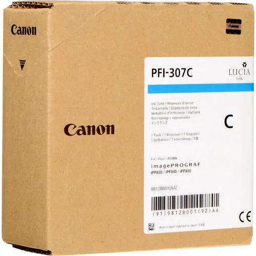 Canon PFI-307C Druckerpatrone Original Cyan – Bild 1