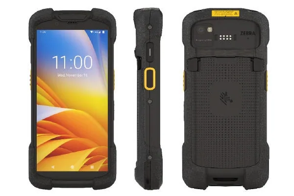 Zebra TC73 Handheld Mobile Computer 15,2 cm (6") 1080 x 2160 Pixel Touchscreen 349 g Schwarz, Gelb – Bild 1