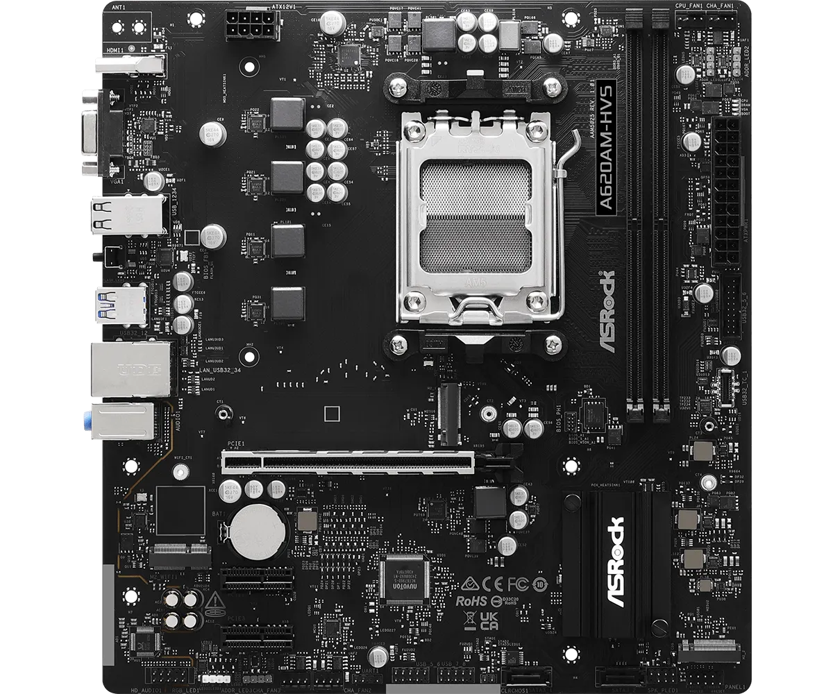 ASRock A620AM-HVS AM5 mATX HDMI DDR5