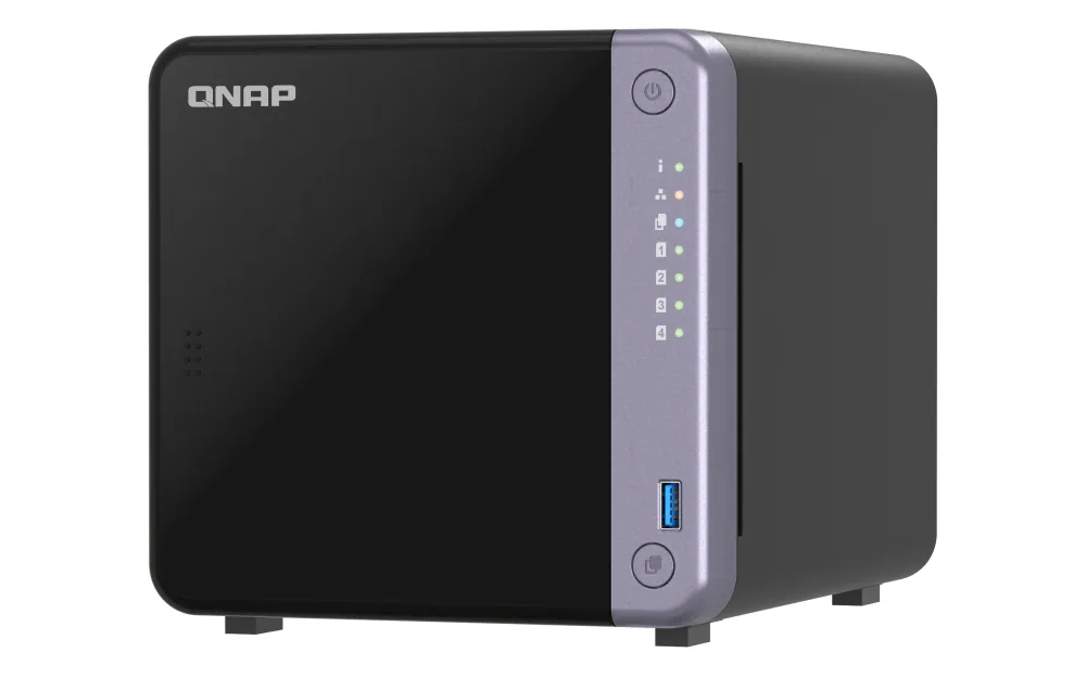 QNAP TS-432X NAS Tower Alpine Alpine AL-524 4 GB DDR4 QNAP QTS Schwarz – Bild 1