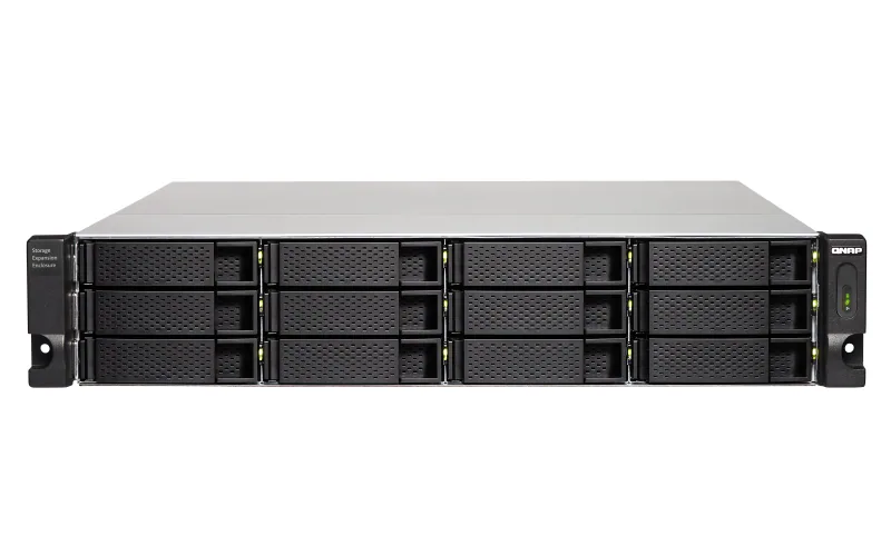 QNAP TL-R1200C-RP Speicherlaufwerksgehäuse HDD / SSD-Gehäuse Schwarz, Grau 2.5/3.5" – Bild 3