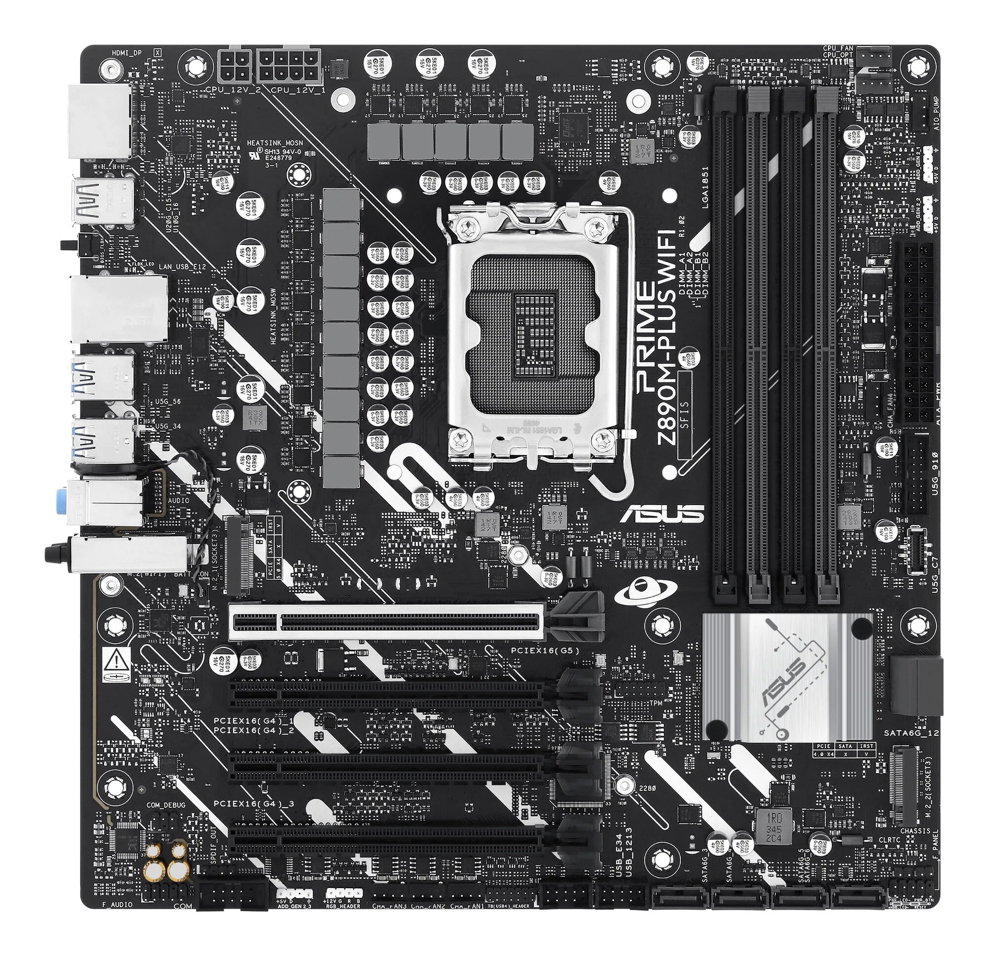 ASUS PRIME Z890M-PLUS WIFI Intel Z890 LGA 1851 (Socket V1) micro ATX – Bild 3