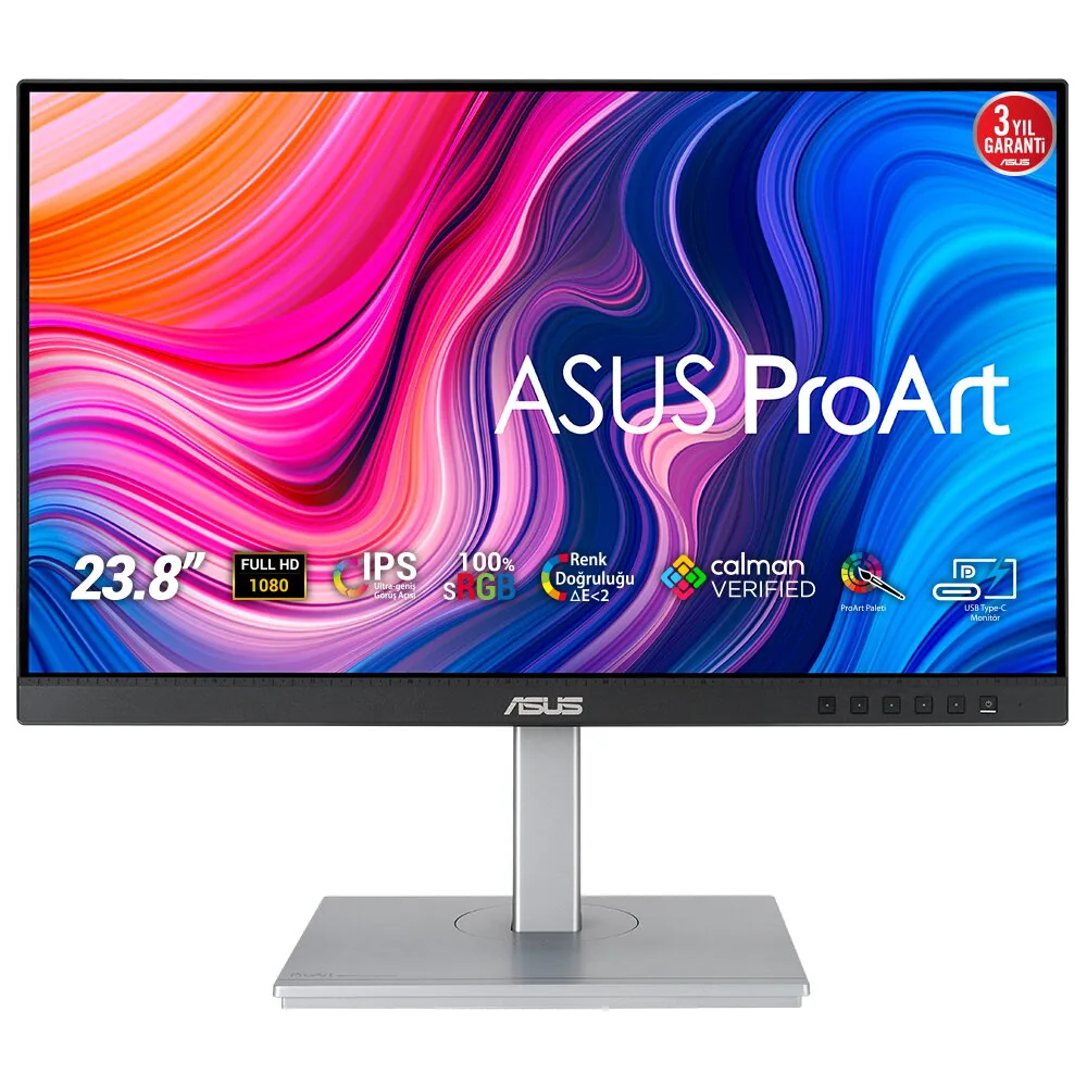 ASUS ProArt PA247CV Computerbildschirm 60,5 cm (23.8") 1920 x 1080 Pixel Full HD LCD Schwarz, Silber – Bild 3