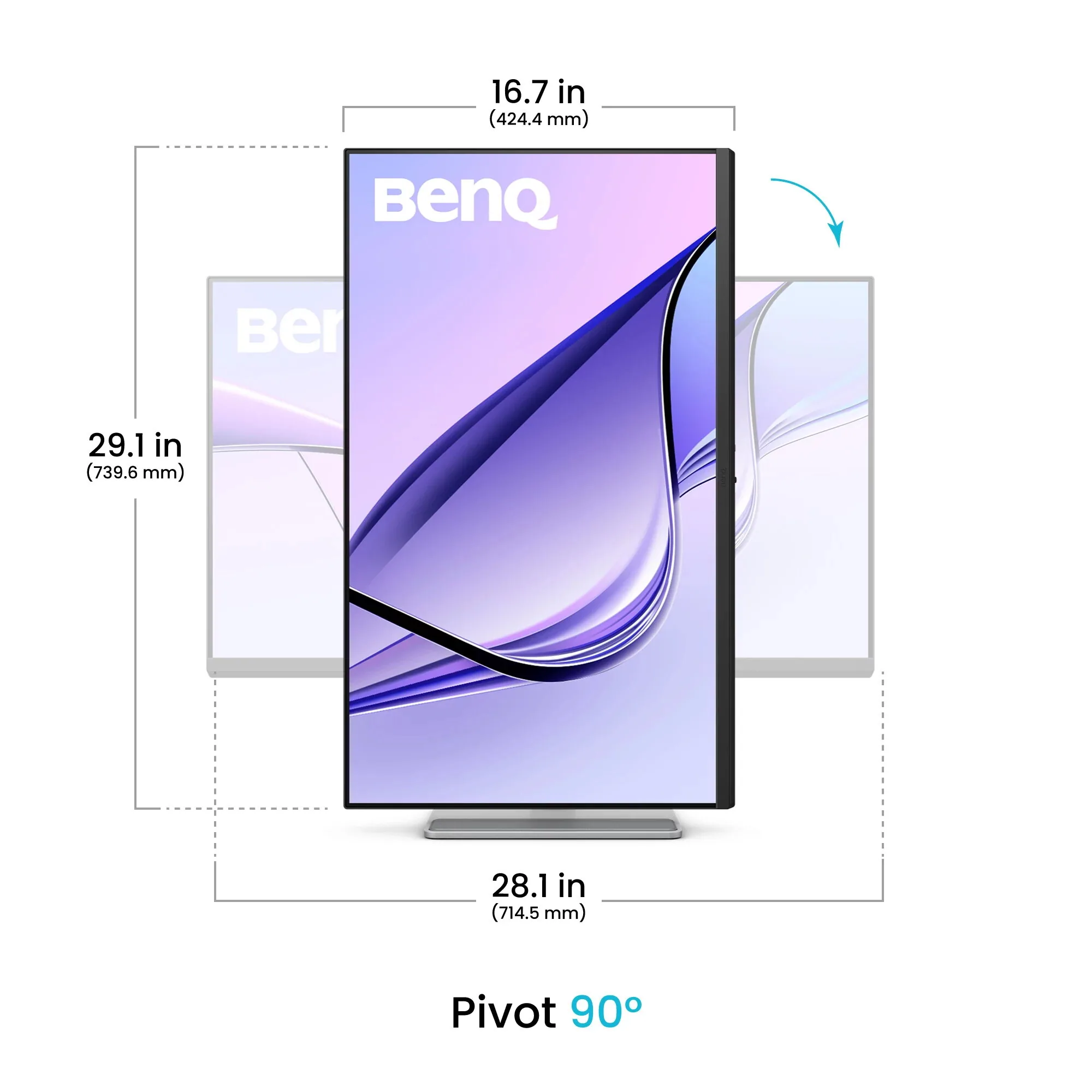 BenQ MA320UP Computerbildschirm 80 cm (31.5") 3840 x 2160 Pixel 4K Ultra HD Weiß – Bild 5