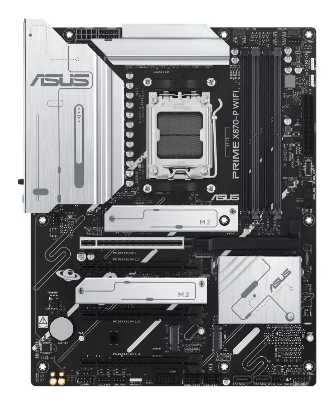 ASUS Prime X870-P WIFI AMD X870 Sockel AM5 ATX – Bild 2