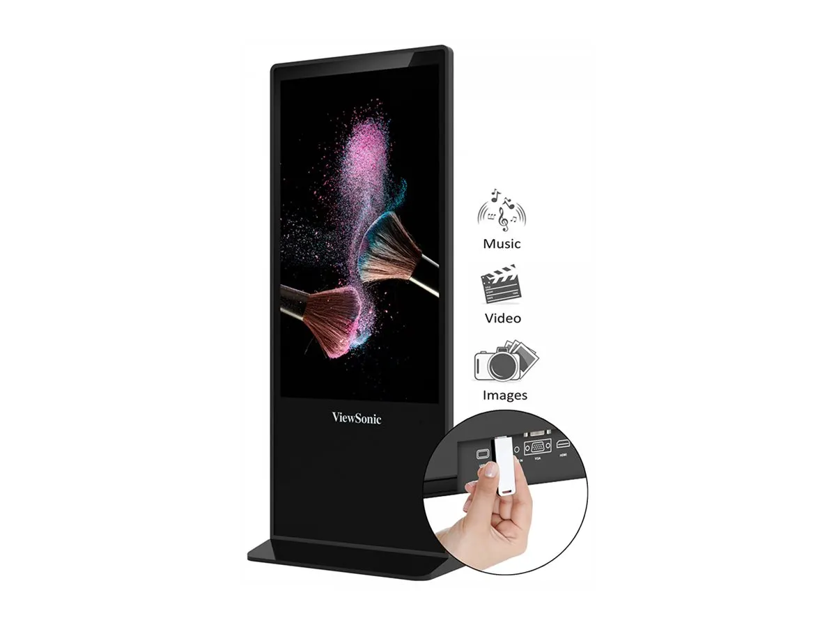 Viewsonic 139,7cm EP5542T    9:16 HDMI/VGA/DP    to. 450nits