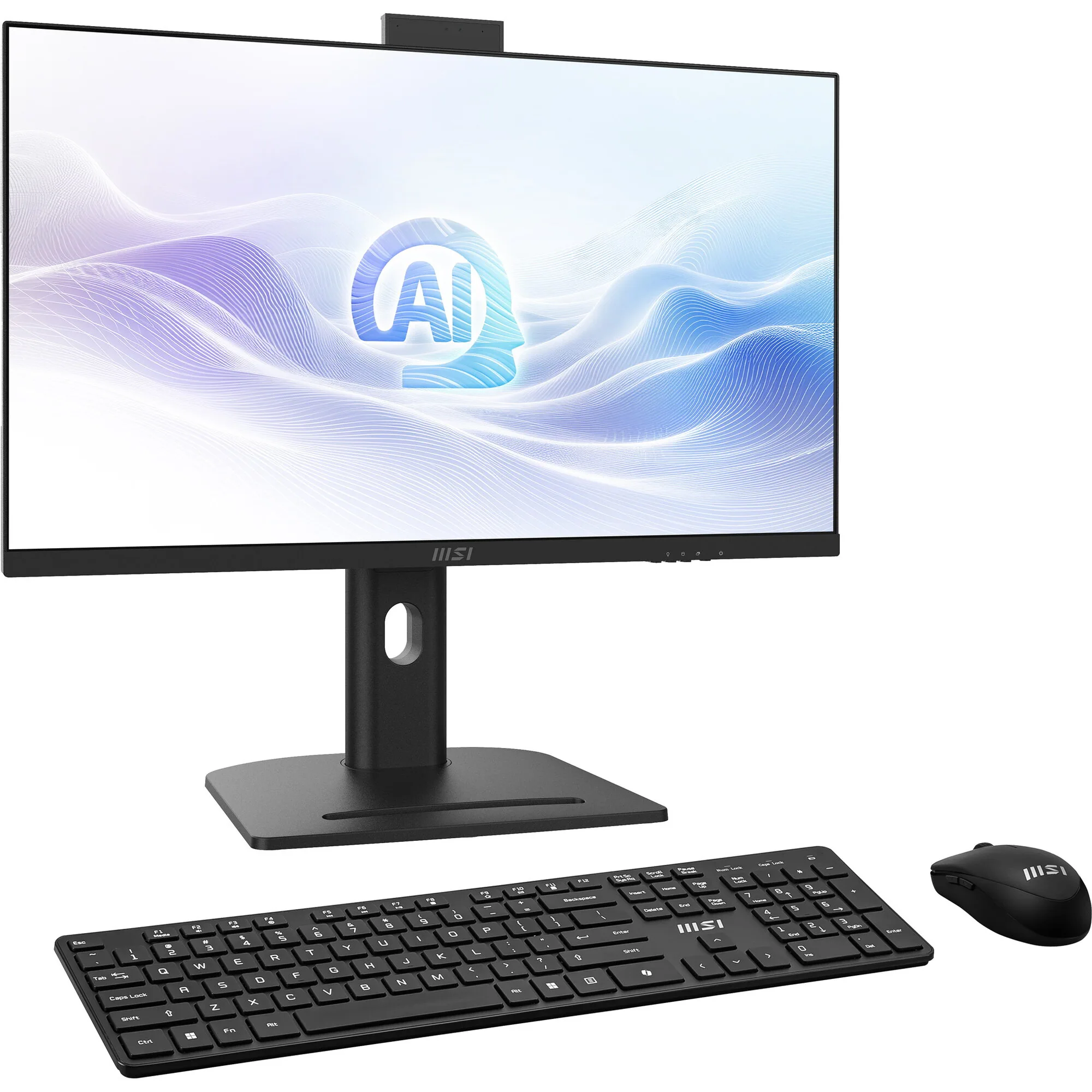 MSI Modern AM273QP AI 1UMG-221AT Intel Core Ultra 7 155H 68,6 cm (27") 2560 x 1440 Pixel All-in-One-PC 32 GB DDR5-SDRAM 1 TB SSD Windows 11 Pro Wi-Fi 6E (802.11ax) Schwarz – Bild 2