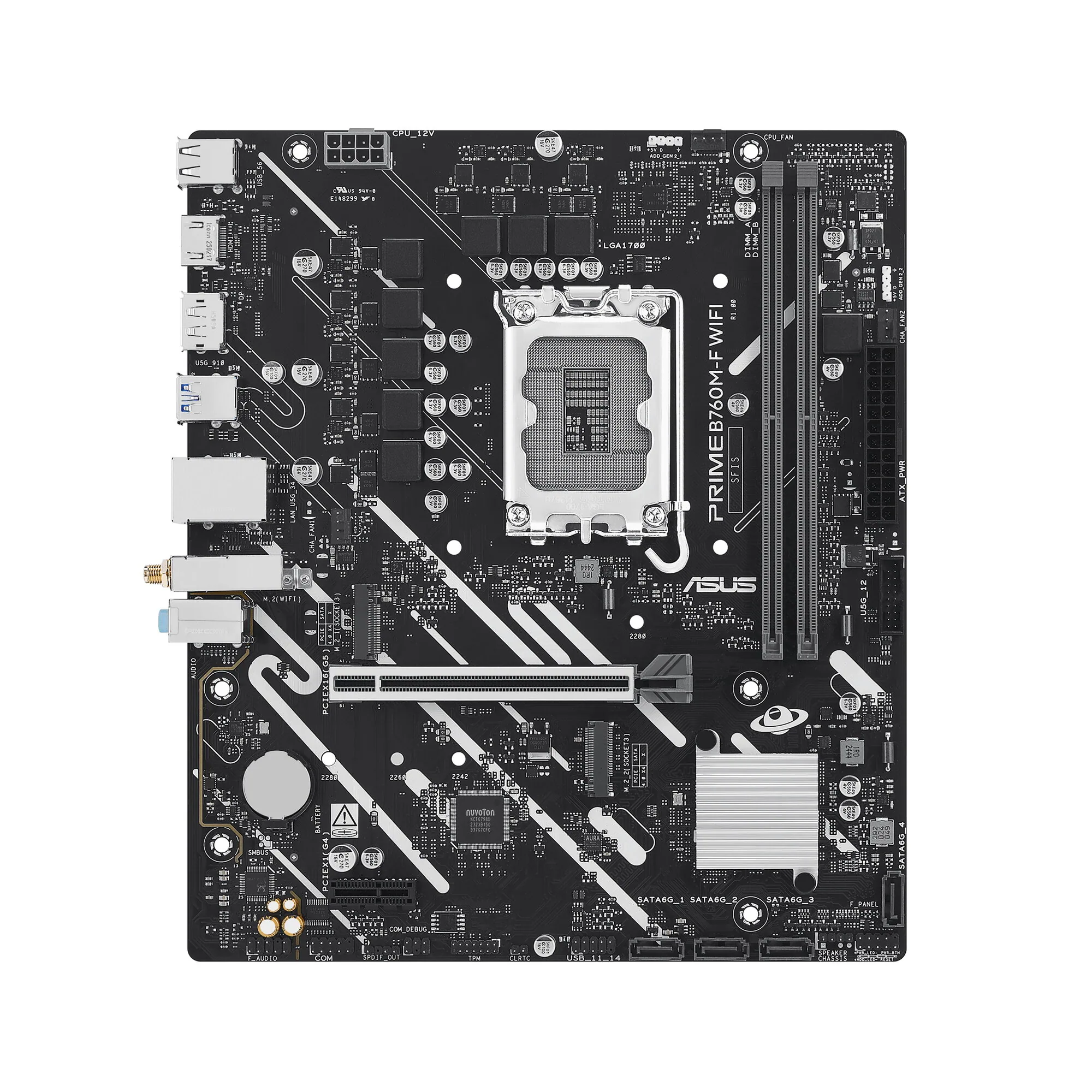 ASUS PRIME B760M-F WIFI Intel B760 LGA 1700 micro ATX – Bild 2