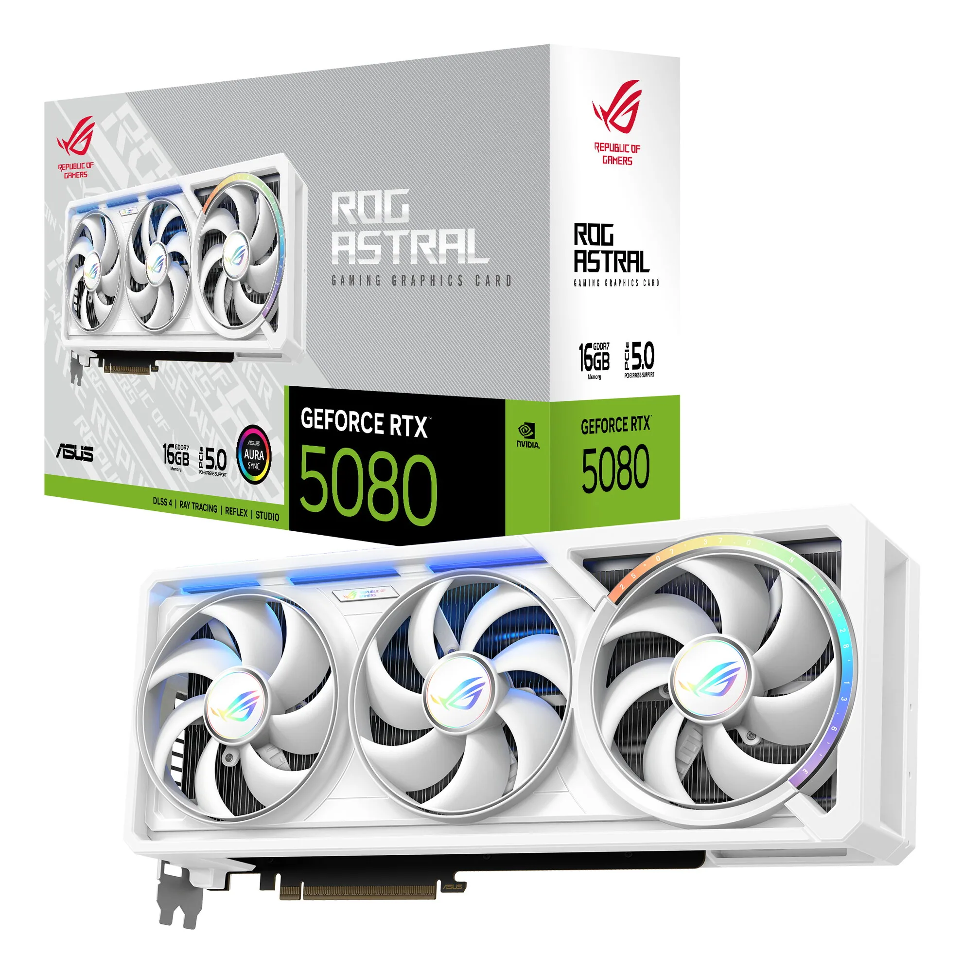 ASUS ROG Astral - -RTX5080-16G-WHITE NVIDIA GeForce RTX 5080 16 GB GDDR7 – Bild 8