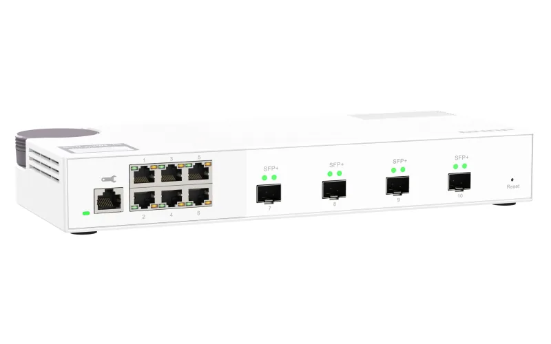 QNAP QSW-M2106-4S Netzwerk-Switch Managed L2 2.5G Ethernet (100/1000/2500) Weiß – Bild 2