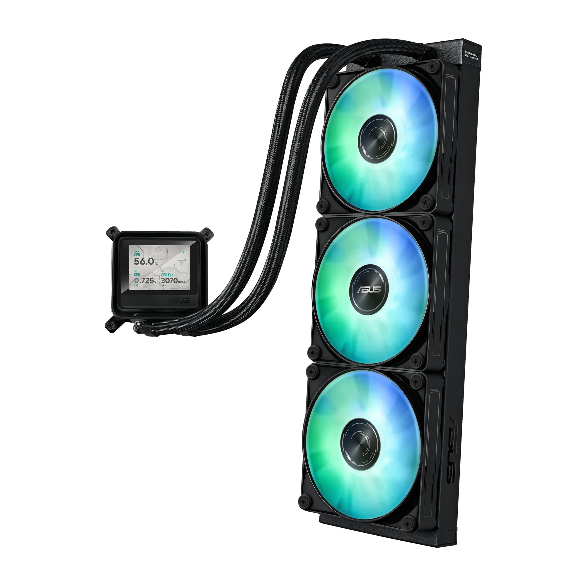 ASUS MAX GAMING LC 360 ARGB LCD Prozessor All-in-One-Flüssigkeitskühler 12 cm Schwarz – Bild 4
