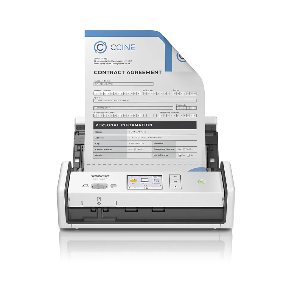 Brother ADS-1800W Scanner ADF-Scanner 600 x 600 DPI A4 Weiß – Bild 6