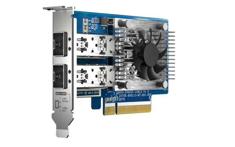QNAP QXG-25G2SF-CX6 Netzwerkkarte Eingebaut Faser 25000 Mbit/s – Bild 3