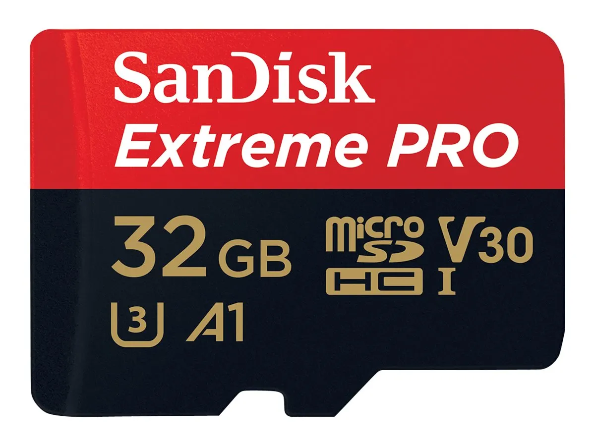 SD MicroSD Card 32 GB SanDisk Extreme Pro SDHC inkl. Adapter