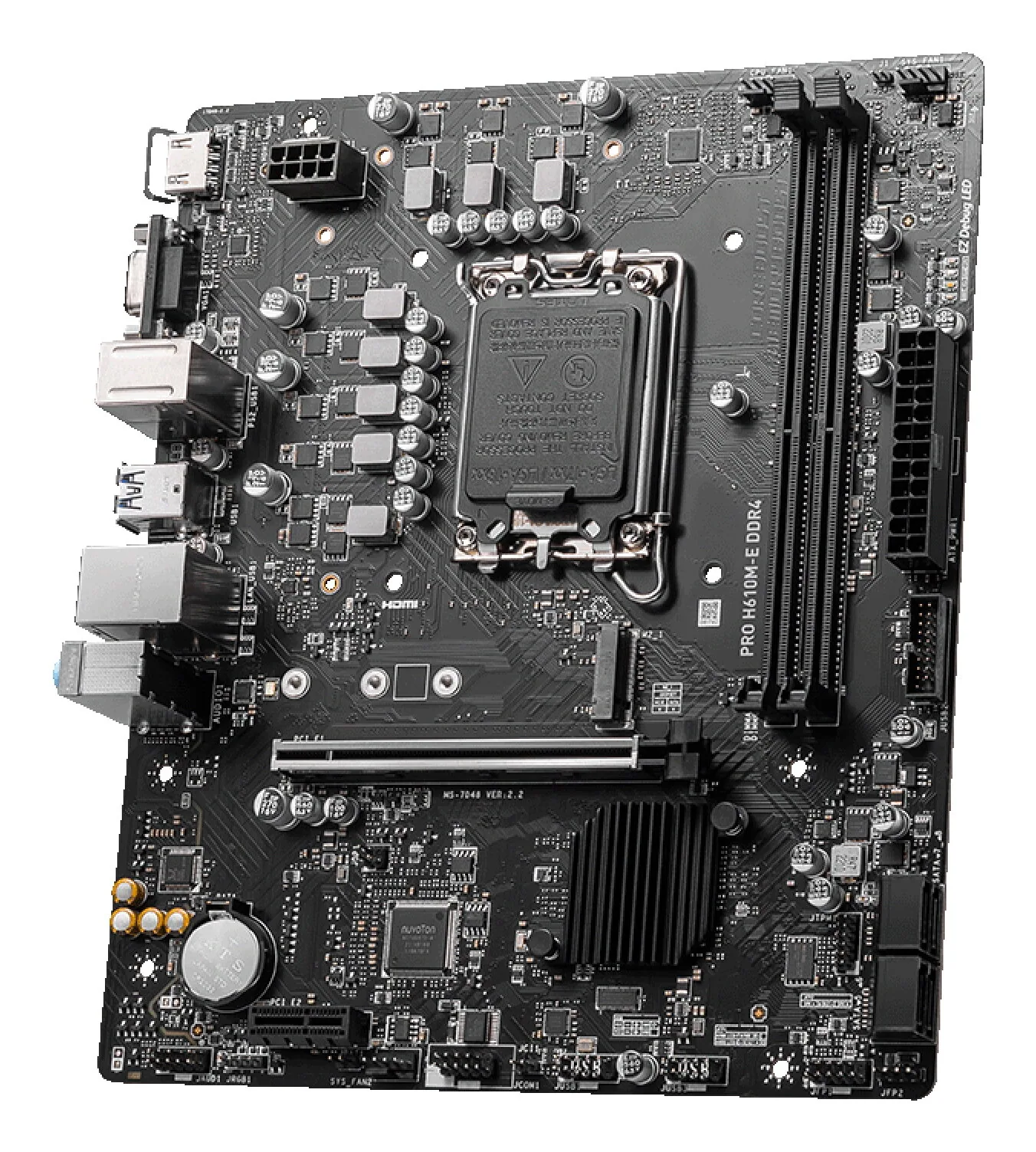 MSI PRO H610M-E DDR4 Motherboard Intel H610 LGA 1700 micro ATX – Bild 3