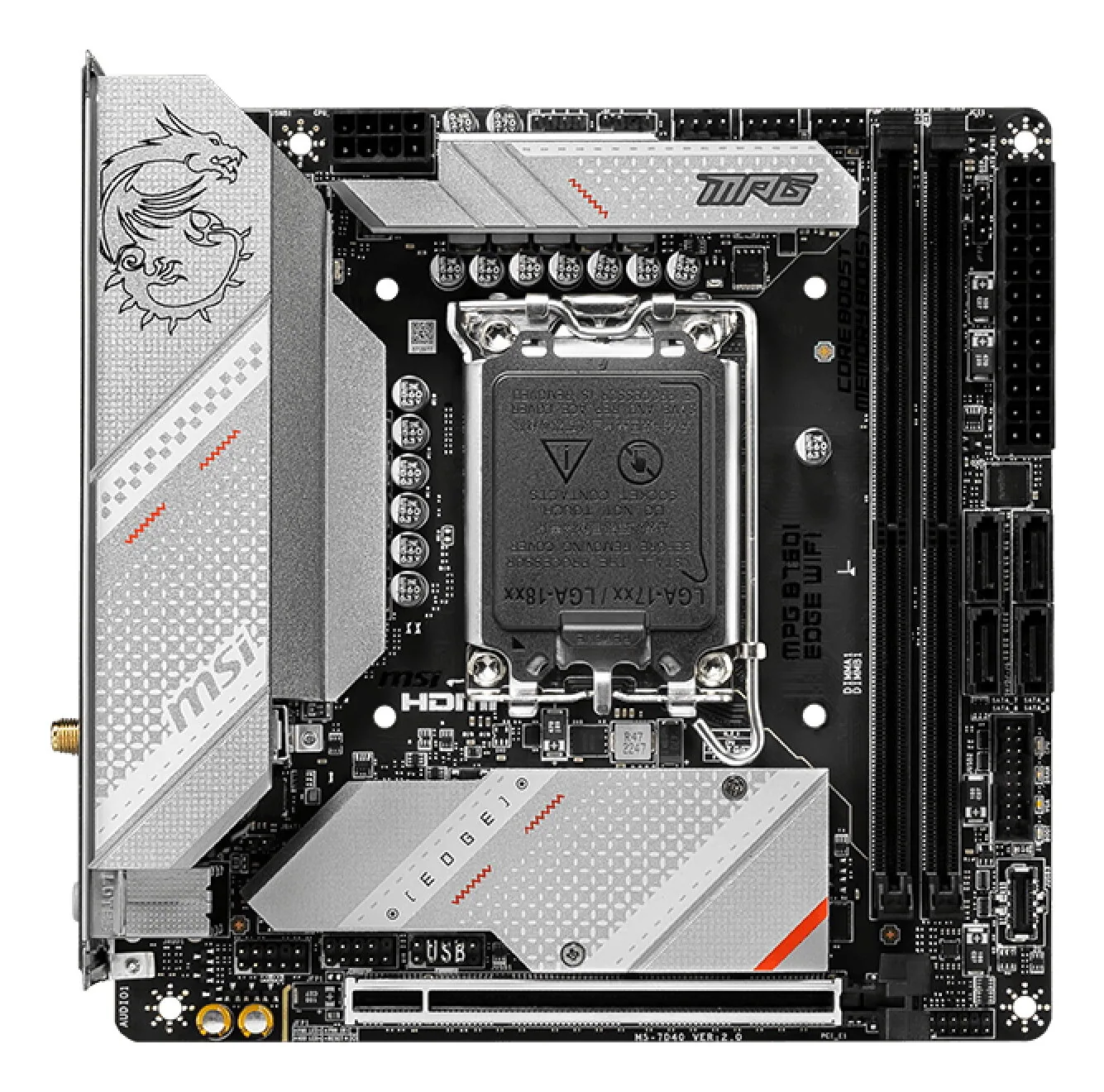 MSI MPG B760I EDGE WIFI Motherboard Intel B760 LGA 1700 mini ITX – Bild 2