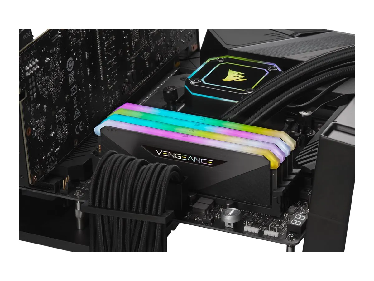 Corsair VENGEANCE RGB DDR4-3200 CL16 32 GB Kit (4x 8 GB) (CMN32GX4M4Z3200C16)